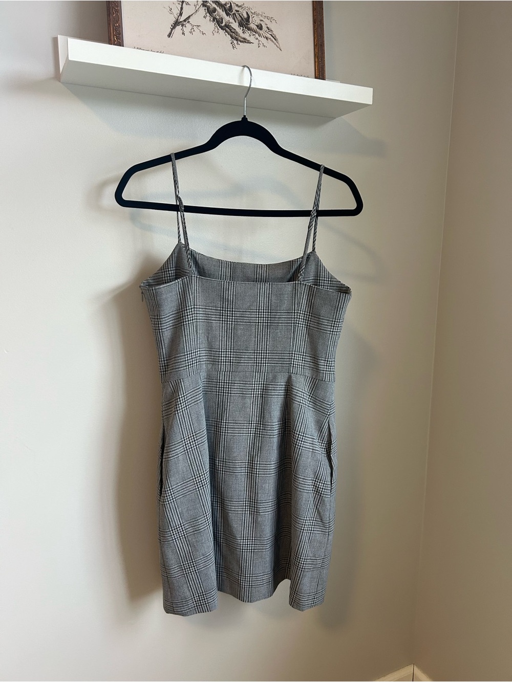 Wilfred Grey Plaid Isabelle Mini Dress